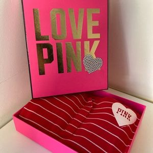 Gorgeous Victoria's Secret RED Thermal Pajamas Set Long Jane Rare Gift